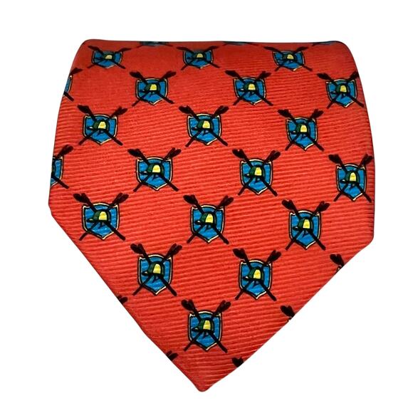 Southern Proper Men’s Silk Tie Necktie Polo Theme USA Made - Picture 1 of 7
